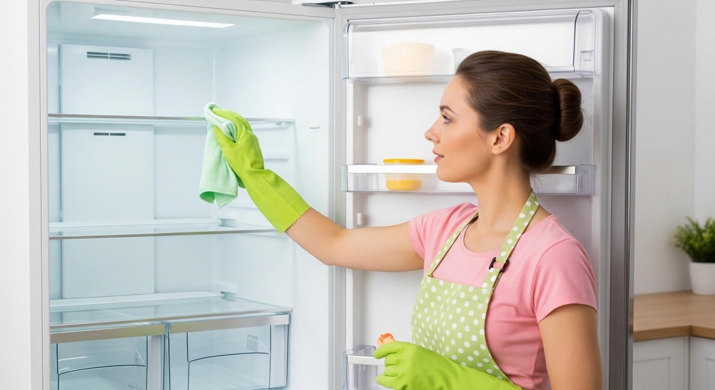 Sie hat den Gefrierschrank in 5 Minuten aufgetaut. Dabei half ihr etwas, das Sie sicher auch in Ihrer Küchenschublade haben