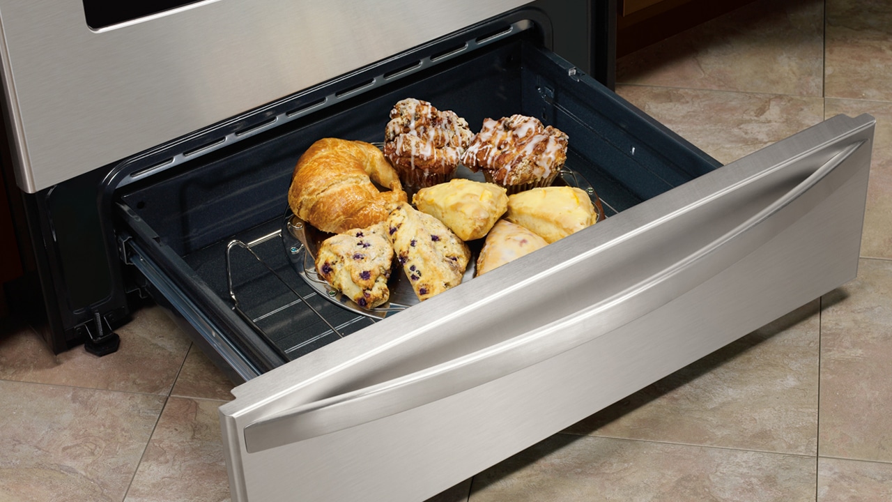 Schublade unter dem Backofen Funktion