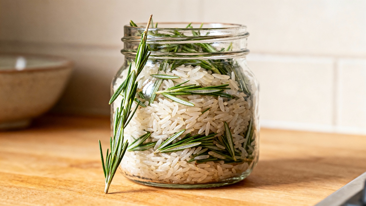 Warum sollte man Reis mit Rosmarin in einem Glas zu Hause aufbewahren und warum ist das so beliebt geworden?