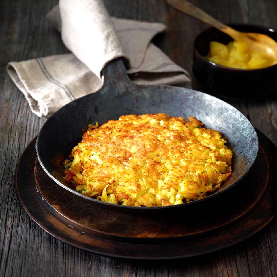 Kartoffelrösti: ein Originalrezept aus der Schweiz.