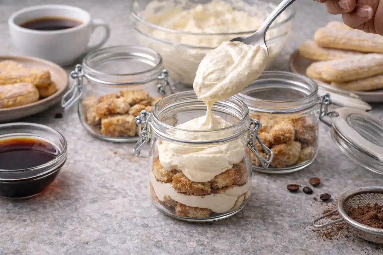 Dessert ohne Backofen: Tiramisu im Glas in 15 Minuten, das immer gelingt
