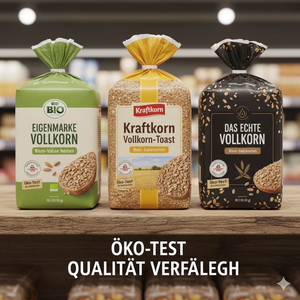 Vollkorntoast im Test: Ergebnisse von Öko-Test für deutsche Supermärkte