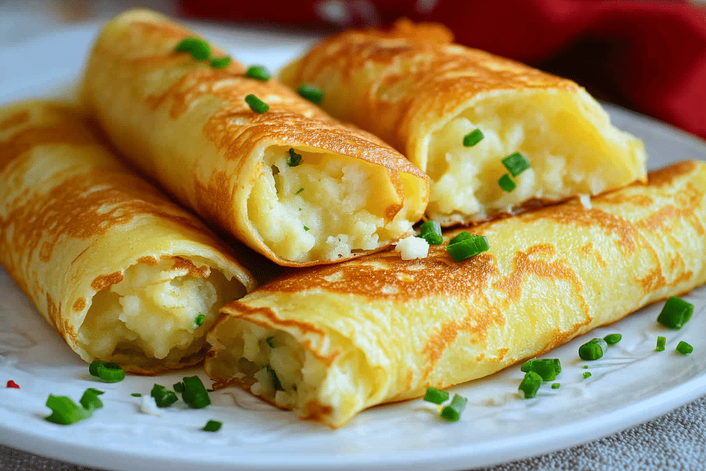 Jeder fügt es zu Pelmeni hinzu, aber Sie wickeln es in Pfannkuchen ein. Im Handumdrehen bereiten Sie brillantes Hackfleisch zu.