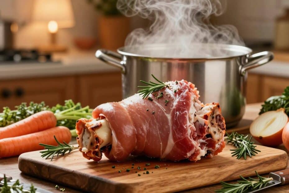 Wie man eine weiche und saftige Schweinshaxe zubereitet: Zeit, Gewürze und was vor dem Backen zu tun ist