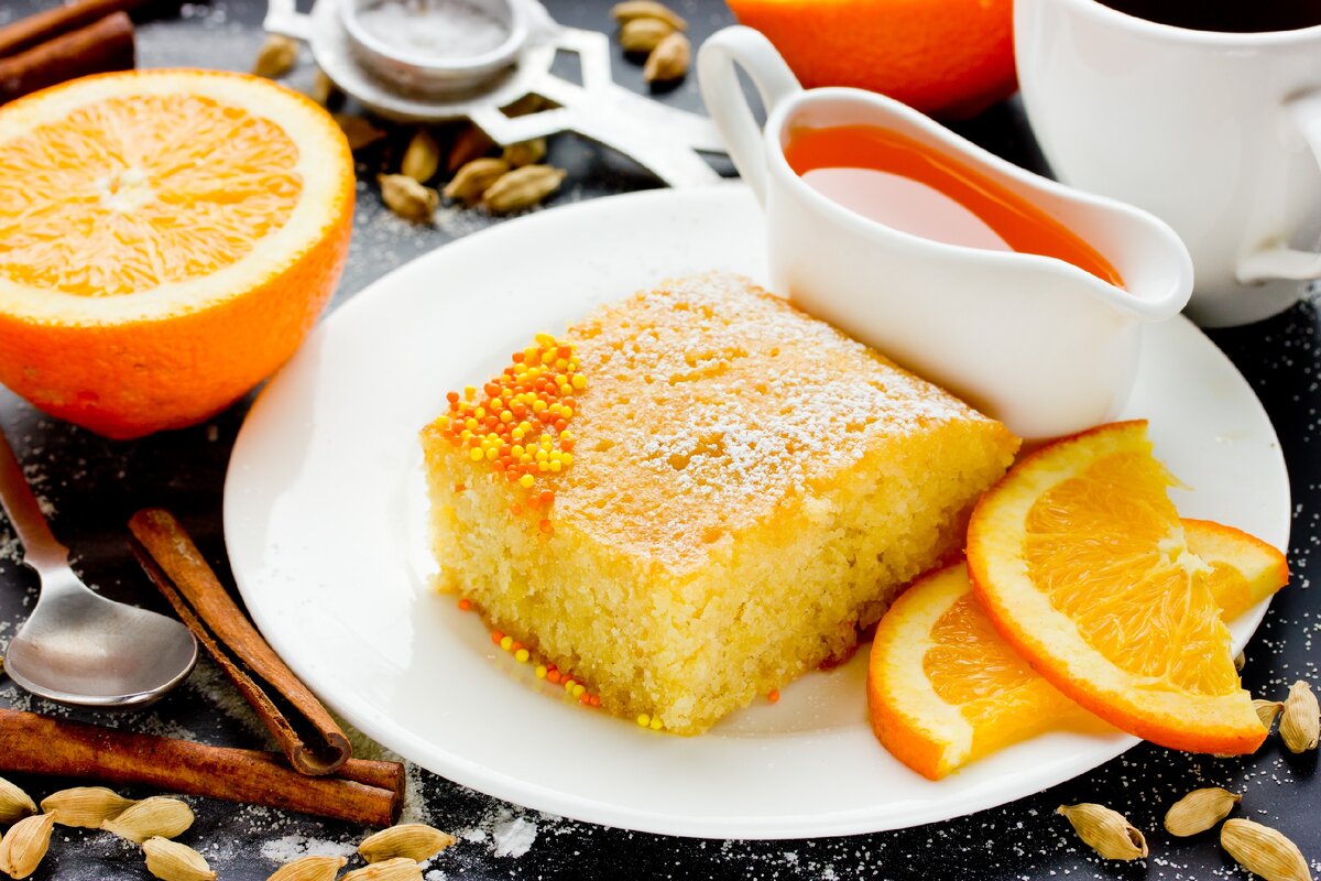 Griechischer Kuchen ist besser als Babka. Es ist so nass, dass es besser ist, ein Taschentuch dabei zu haben.